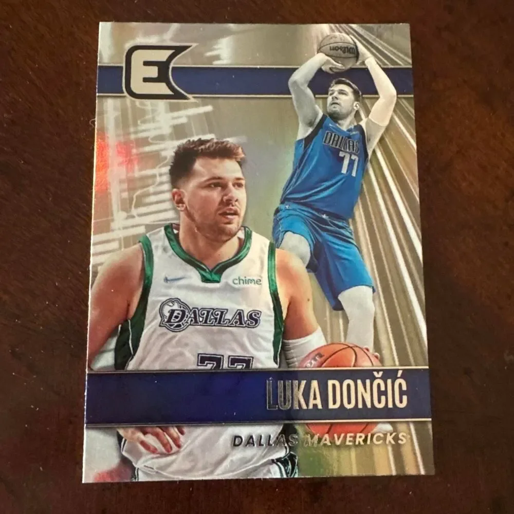 Luka Doncic 2021-22 Chronicles Essentials Basketball card in Dallas Mavericks